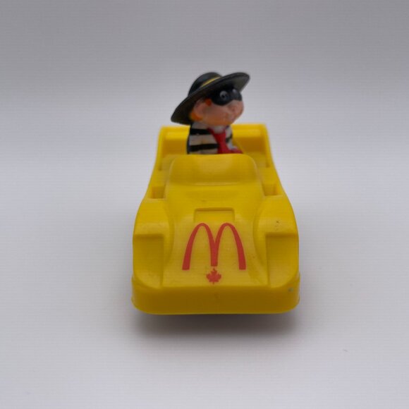 Vintage Hamburglar Toy Car McDonalds Happy Meal 1988 Yellow (SKU: 415TO) - Picture 3 of 6